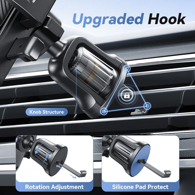Car Phone Holder 360° Rotation Car Air Vent Phone Holder Universal Hands-Free Cell Phone Mount for 4.7-6.9'' Phones