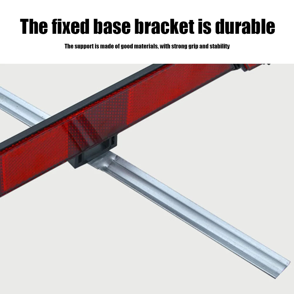 Car Triangle Reflective Warning Tripod Foldable Emergency Breakdown Warning Triangle Red Reflective Safety Hazard Car Tripod